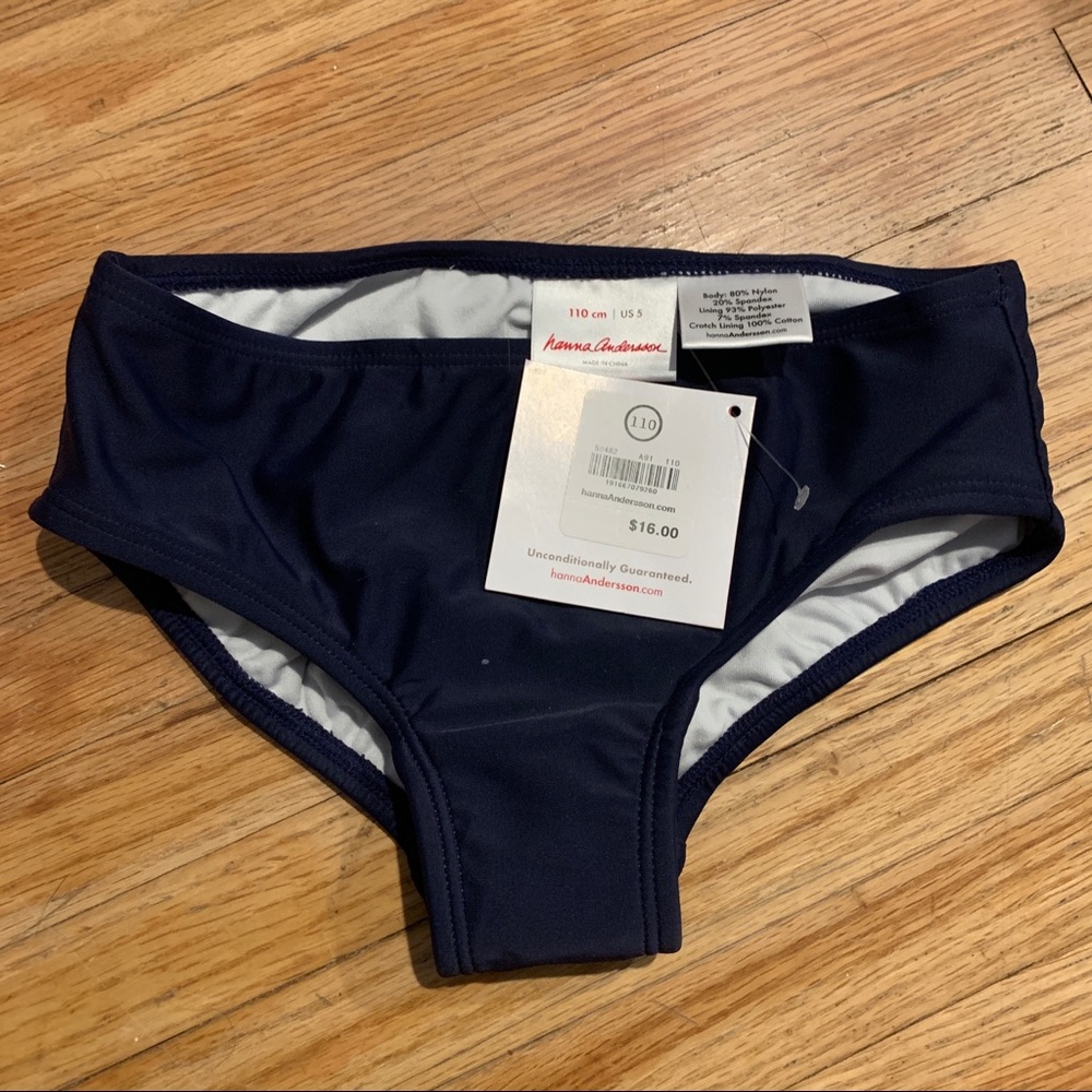 NWT Navy Hanna Andersson swim bottoms